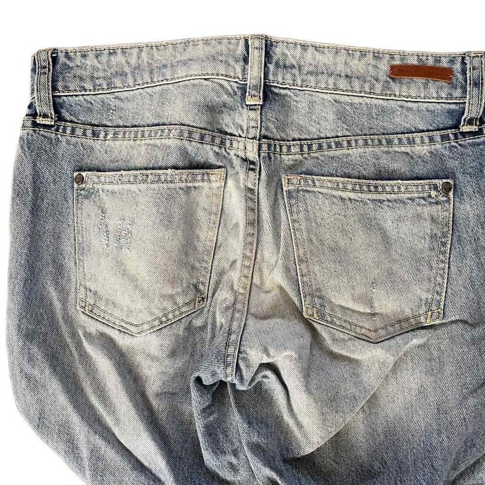 Pilcro & the Letterpress Anthropologie Frayed Hem Straight Leg Jeans - Picture 2 of 9